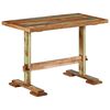 vidaXL Esstisch 110x55x78 cm Altholz Massiv