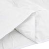vidaXL Sommerdecke Wei&szlig; 200 x 220 cm Feder