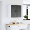 vidaXL K&uuml;chen-H&auml;ngeschrank Porto Schwarz Holzwerkstoff