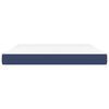 vidaXL Taschenfederkernmatratze Blau 160x200x20 cm Stoff
