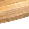 vidaXL Tischplatte 80x40x3,8 cm Oval Massivholz Mango
