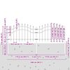 vidaXL Gartenzaun Grau 115 cm Pulverbeschichteter Stahl