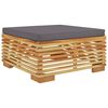 vidaXL 5-tlg. Garten-Lounge-Set mit Kissen Massivholz Teak