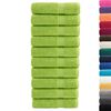 vidaXL Premium-Duscht&uuml;cher SOLUND 10 Stk. Apfelgr&uuml;n 70x140 cm 600 g/m&sup2;