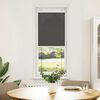 vidaXL Plissee Schwarz 45x150 cm Stoffbreite 44,4 cm Polyester