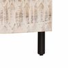 vidaXL Sideboard mit T&uuml;r Wei&szlig;e gewaschene Oberfl&auml;che 80 x 33 x 75 cm