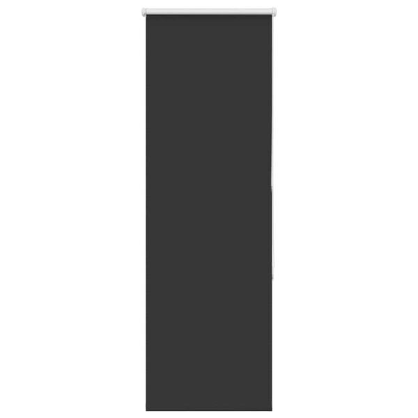 vidaXL Verdunkelungsrollo Schwarz 40x130 cm Stoffbreite 35,7 cm