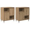 vidaXL Sideboards 2 pcs Artisan-Eiche