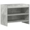 vidaXL TV-Schr&auml;nk 60 x 33 x 47 cm Betongrau Holzwerkstoff