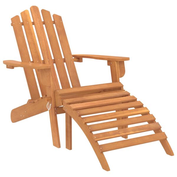 vidaXL 3-tlg. Garten-Lounge-Set Adirondack Massivholz Akazie