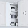 vidaXL K&uuml;chenschrank Lucca Wei&szlig; 57 x 57 x 100 cm Holzwerkstoff