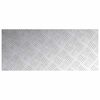 vidaXL Treppe Tritt Rechtwinklig 2 pcs Silber 70 x 30 cm Aluminium