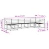 vidaXL Outdoor-Sofagarnitur 7 pcs Natur Massivholz Akazie