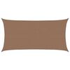 vidaXL Sonnensegel Rechteckig 2,5 x 6 m HDPE Taupe