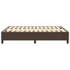 vidaXL Boxspringbettgestell Braun 140x200 cm Kunstleder