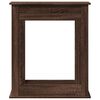 vidaXL Kaminumrandung Braun Eichen-Optik 75x20x87,5 cm Holzwerkstoff