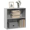 vidaXL B&uuml;cherregal Grau Sonoma 80x30x77 cm Holzwerkstoff