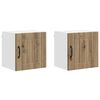 vidaXL Wandschrank LUCCA 2 pcs Artisan-Eiche Holzwerkstoff