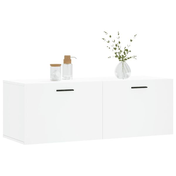 vidaXL Wandschrank Wei&szlig; 100x36,5x35 cm Holzwerkstoff