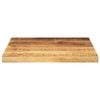 vidaXL Tischplatte 60x60x1,5 cm Quadratisch Raues Massivholz Mango