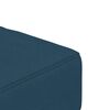 vidaXL Schlafsofa 2-Sitzer mit 2 Kissen Blau Samt