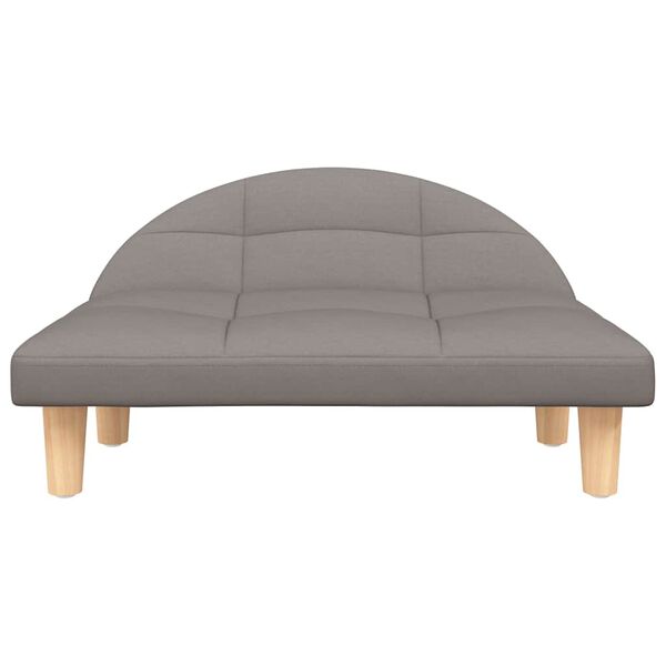 vidaXL Hundebett Taupe 70x52x30 cm Stoff