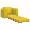 vidaXL Schlafsofa Gelb 98 x 71 x 83 cm Samt