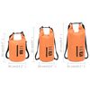 vidaXL Trockensack mit Rei&szlig;verschluss Orange 20 L PVC