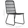 vidaXL 9-tlg. Garten-Essgruppe Poly Rattan und Glas