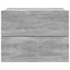 vidaXL Nachttische 2 Stk. Grau Sonoma 40x30x30 cm Holzwerkstoff
