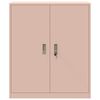 vidaXL Aufbewahrungsschrank Rosa 90 x 40 x 105 cm Stahl