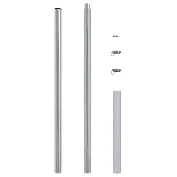 vidaXL Sonnensegel-Stange 200 cm Edelstahl