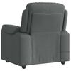 vidaXL Massage-Relaxsessel, Stoff, Dunkelgrau