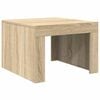 vidaXL Couchtisch Sonoma-Eiche 50x50x35 cm Holzwerkstoff