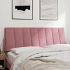 vidaXL Kopfteil-Kissen "Hanko" Rosa 140 cm Samt