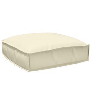 vidaXL Kissen Oxford-Stoff Creme 50 x 50 x 12 cm