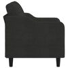 vidaXL Sofasessel Schwarz 60 cm Stoff