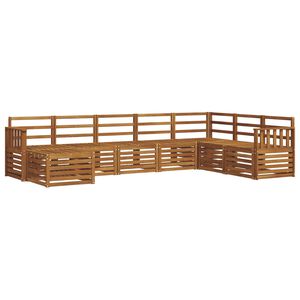 vidaXL Outdoor-Sofagarnitur 8 stk. Natur