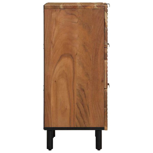 vidaXL Sideboard Natur 40 x 33,5 x 75 cm Massivholz Akazie