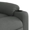 vidaXL Relaxsessel Elektrisch Dunkelgrau Stoff