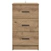 vidaXL Nachttisch Artisan-Eiche 38 x 38 x 66 cm Holzwerkstoff
