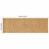 vidaXL Bereichsteppiche Rechtwinklig Braun 60 x 300 cm Jute