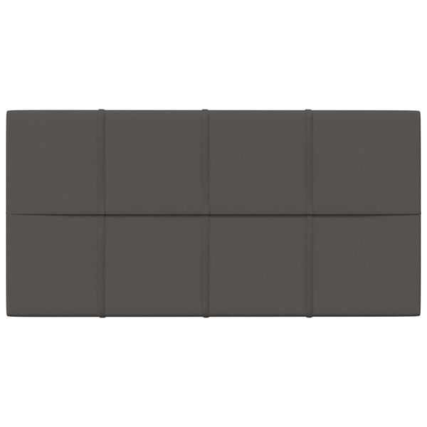 vidaXL Wandpaneele 12 Stk. Dunkelgrau 60x30 cm Stoff 2,16 m&sup2;