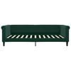 vidaXL Tagesbett Ausziehbar mit Schubladen Dunkelgr&uuml;n 100x200 cm Samt