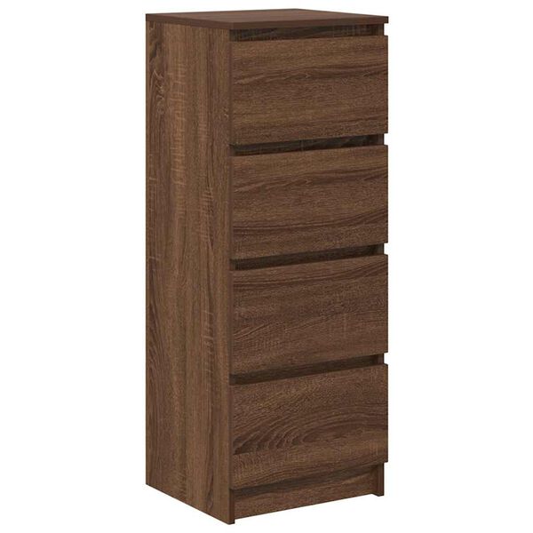 vidaXL Sideboard Braun Eichen-Optik 37,5x35x99 cm Holzwerkstoff