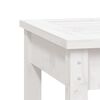 vidaXL Gartenbank 2-Sitzer Wei&szlig; 203,5x44x45 cm Massivholz Kiefer