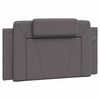 vidaXL Bettgestell "Viana" ohne Matratze Grau 100x200 cm Kunstleder
