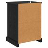 vidaXL Nachttisch 2 pcs Schwarz Eichen-Optik 36 x 43 x 60 cm
