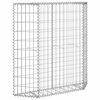 vidaXL Gabionen-Hochbeet Trapezform Verzinkter Stahl 100x20x100 cm