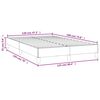 vidaXL Bettgestell ohne Matratze Dunkelblau 120x190 cm Samt